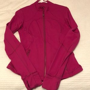 Raspberry lulu jacket